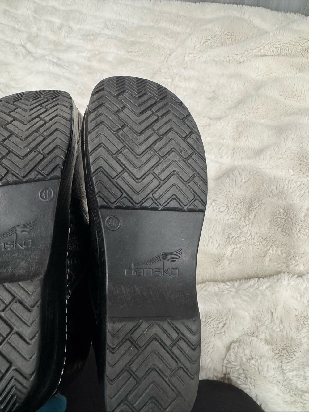 Dansko Professional Tooled Black Clog With Design - Picture 9 of 9